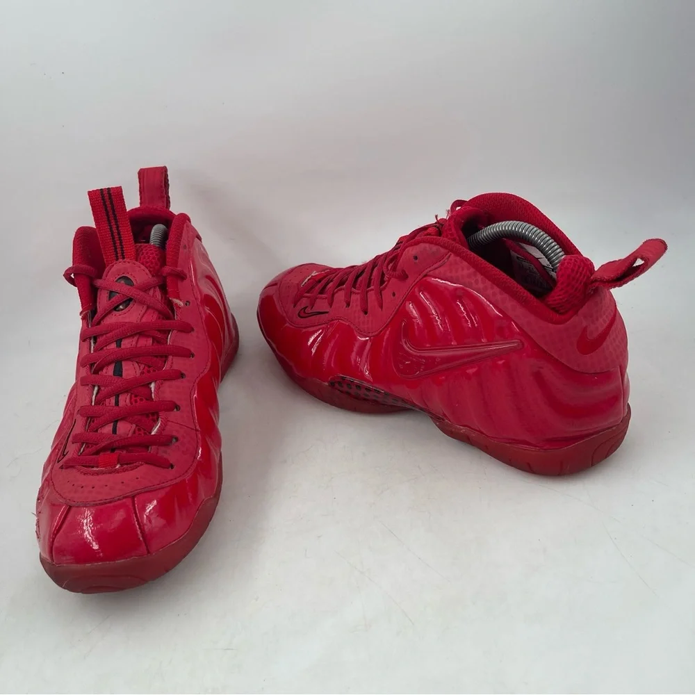 Nike Men’s Air Foamposite Pro - SZ 9.5 - Red Basketball Shoes Sneakers - Picture 11 of 16